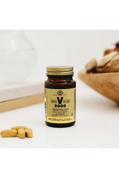 Solgar Vm 2000 - 180 Tablet Multivitamin Clothes 2 Pieces