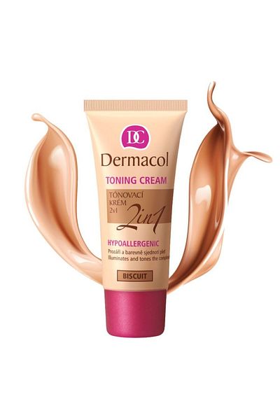 Dermacol Bronze Toning Cream - Brightening and Darkening Foundation Set of 2