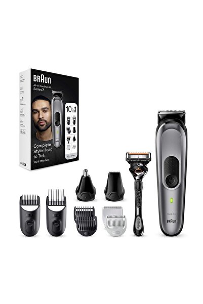 Bruan Braun MGK7420 Series 7 Hepsi Bir Arada Şekillendirme Seti ve 10’u 1 Ara...