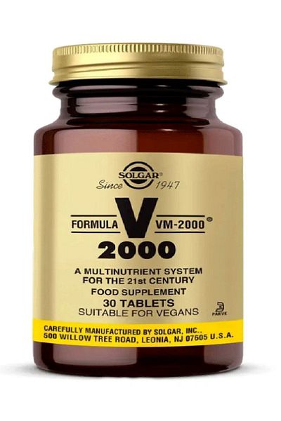 Solgar Vm-2000 Multivitamin Mineral - 30 Tablets