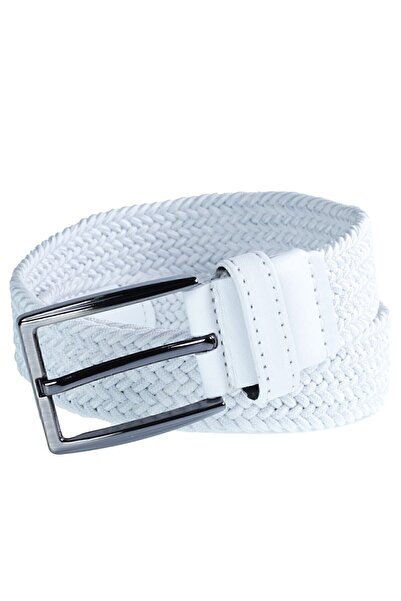 Deribond Woven Braided Men's Belt with Elastic, Stretch Features
