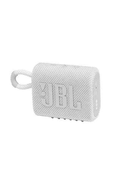 JBL White Bluetooth Speaker - Go 3