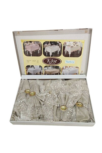 Köse Home Collection MASA ÖRTÜSÜ SETİ/PEÇETELİK/RUNNER/SERO TUHAFİYE&ÇEYİZ