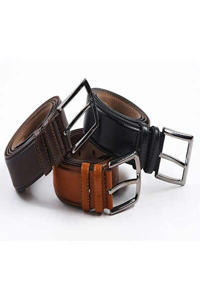 Deribond Cureaua pentru barbati (3 bucati) Cureaua pentru pantaloni din stofa si panza