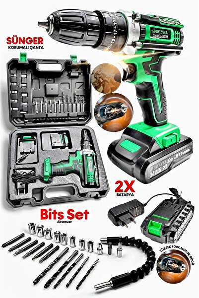 PROXTECH Güçlendirilmiş Pil Prime 99658PROX Darbeli Metal Şanzuman Çift Akülü...