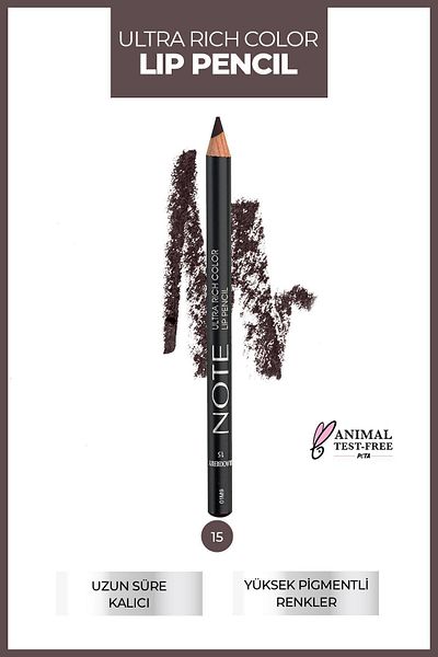 NOTE Ultra Rich Color Lip Pencil Lip Pencil 15 Blackberry - Purple