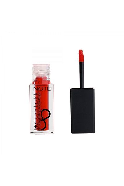 NOTE Mattever Lip-Ink Matte and Permanent Liquid Lipstick 13 Dating Red - Red