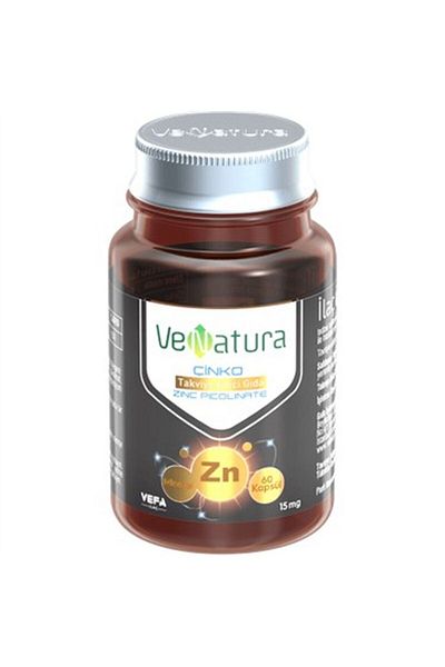 VeNatura 15 Mg 60 Capsules Zinc - Old Packaging