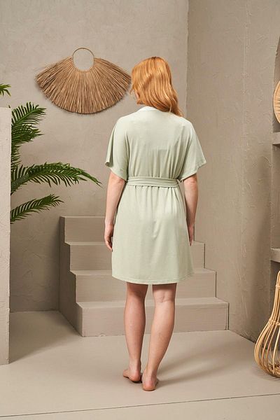 PJS 25103 Rochie de damă, cu mânecă scurtă, cu dantelă