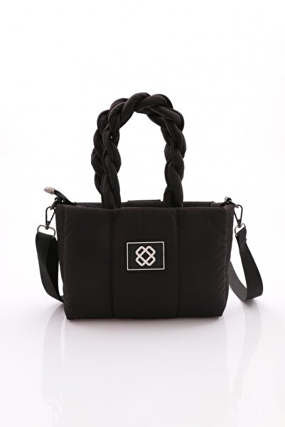 DGN Women's Black Hand and Shoulder Bag - 11282334435102