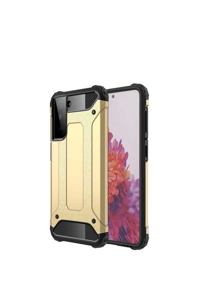 Hatreds Samsung Galaxy S21 Plus Compatible Armored Camera Protection Tank Silicone Case