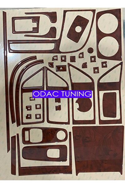 ODAC TUNING فيات دوكاتو توربيدو - زخرفة وحدة التحكم مطلية بالماهوجني، لون خشبي