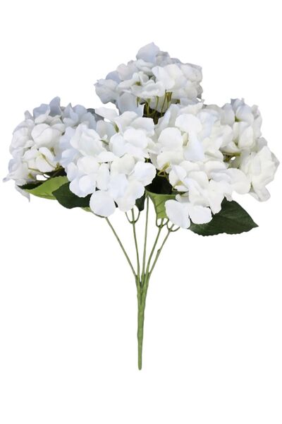 ERHAN FLOWERS ÇİÇEK & DEKORASYON Buchet artificial de hortensii cu 5 ramuri, ...