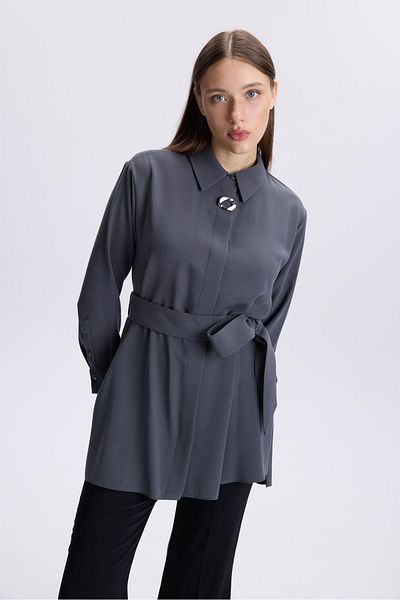 Zühre 1497 Model Plum Tunic - Size 38-46