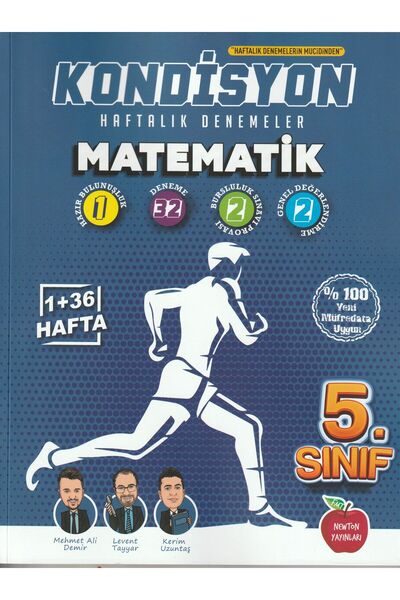 Newton Yayınları 5. Sınıf Kondisyon Matematik Denemesi 37 Hafta