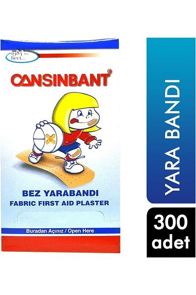 CANSIN BANT Cansınbant Cloth Wound 300 Pieces8699721111038 Category: Band-Aid