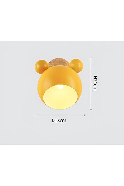 VİSENTE HOME Çocuk Odası Renkli Aplik Lamba