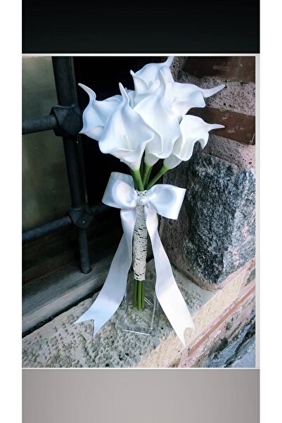 Merveparti Gala Çiceği ,zambak Gelin Buketi, Ve Yaka Cicegi – Yapay Buket, Ya...