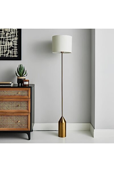 VİSENTE HOME Kumaş Şapkalı Modern Tasarım Mantar Lambader