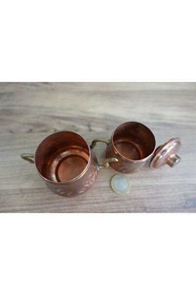 antepistachios Minyatür Minik Bakır Çaydanlık Takımı Biblo