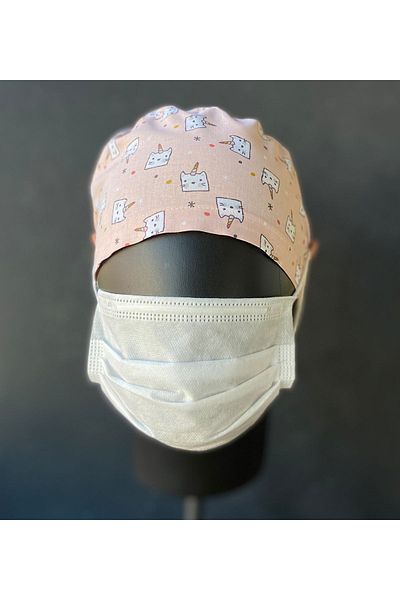 Hepsi Enteresan Unicorn Surgical Bonnet, Nurse, Doctor, Cook Bonnet, Medical Day Gift