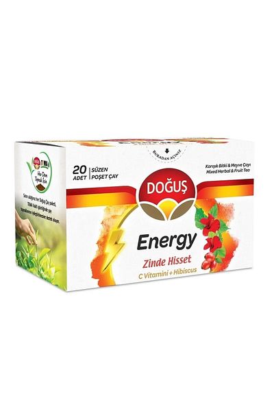 Doğuş Energy Cups Tea Bag - 4 Pieces of 20 Zinde Feel