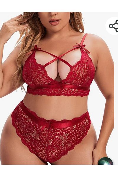 ARDSU Σετ εσωρούχων Fancy Plus Size