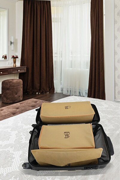 Karteks 3'lü valiz bavul düzenleyici hurç set