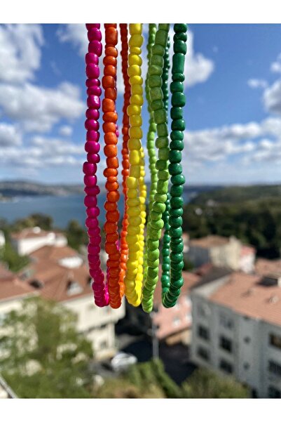 DERYA Kadın 5 Li Karışık Renk Boncuk Kolye