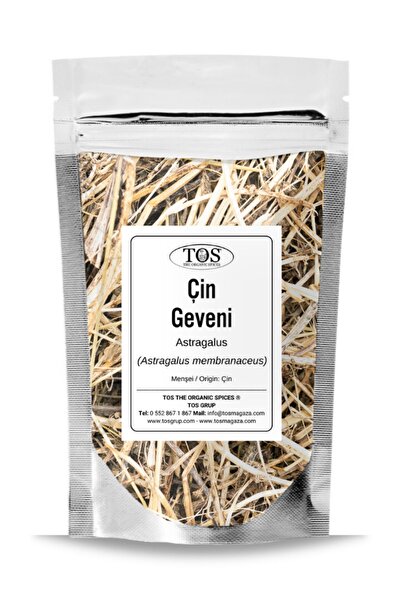 TOS The Organic Spices Çin Geveni 50 gr Astragalus (1. KALİTE) Astragalus Mem...