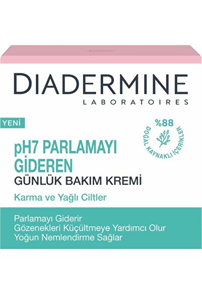 Diadermine Essential Care Parlamayı Gideren Nemlendirici Bakım Kremi 50 ml