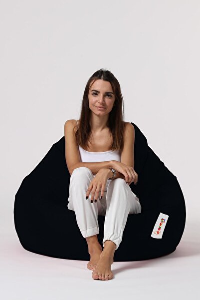 EARMUT Premium Xxl Armut Koltuk Siyah