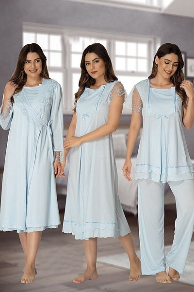 ByLohusa Effortt Blue Pregnant Maternity Set