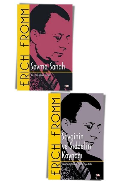 Say Yayınları Erich Fromm Seti 2 (2 Kitap) Sevme Sanatı, Sevginin ve Şiddetin Kaynağı, Say Yayınları, Erich Fromm