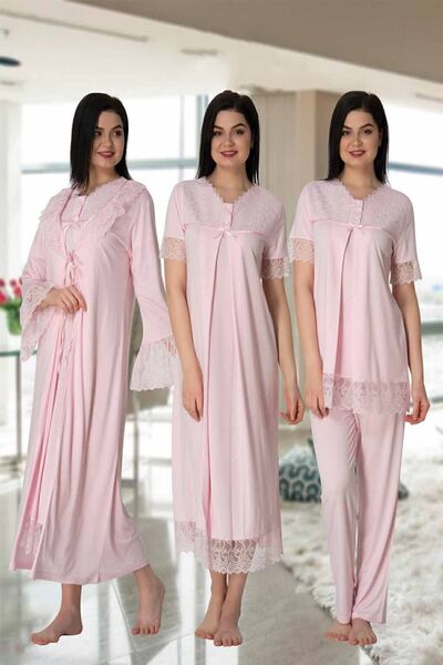 Generic Brand Mayss Collections 5046 Pink Color Nightgown, Morning Dress, Paj...