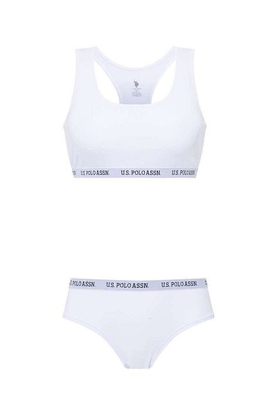 U.S. Polo Assn. US Polo Assn. Women's Sports Bustier and Shorts Set - KM11.Z6.E5.TA.0.GR.OU0.P3.024