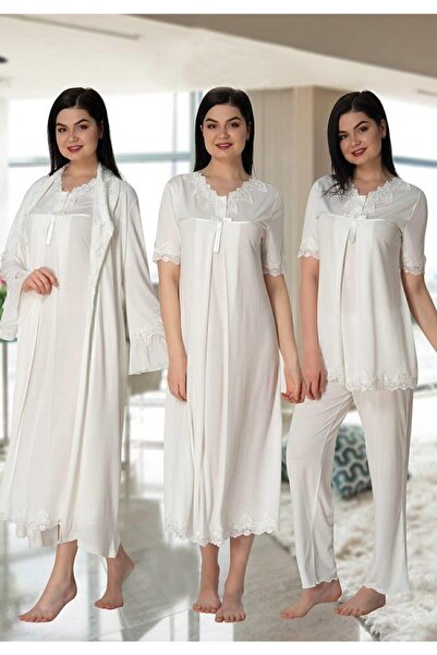 ByLohusa Maternity Set with Hidden Breastfeeding Feature, 4 Pieces Effortt - ...