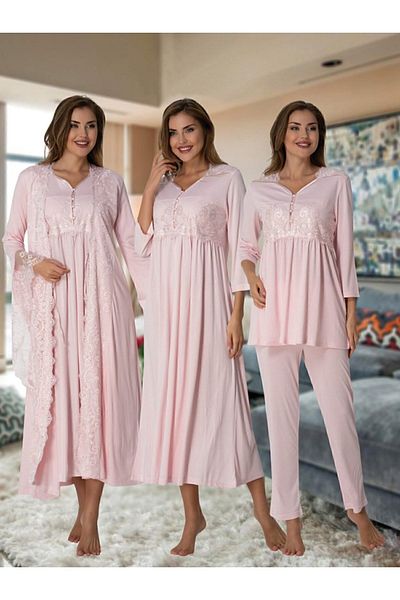 ByLohusa Effortt Pink Pregnant Maternity Set