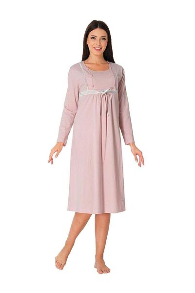 Effort Pijama Γυναικείο νυχτικό θηλασμού σε σκόνη εγκυμοσύνης