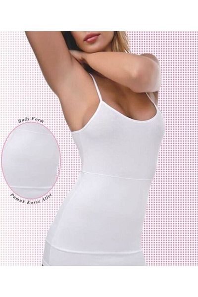 İmer Çamaşır Imer Body Form Corset Athlete 1356 Λευκό