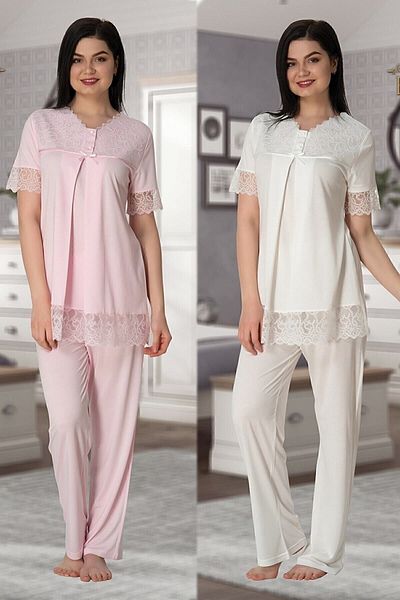 Effort Pijama Σετ Πιτζάμες εγκυμοσύνης Effortt 5042