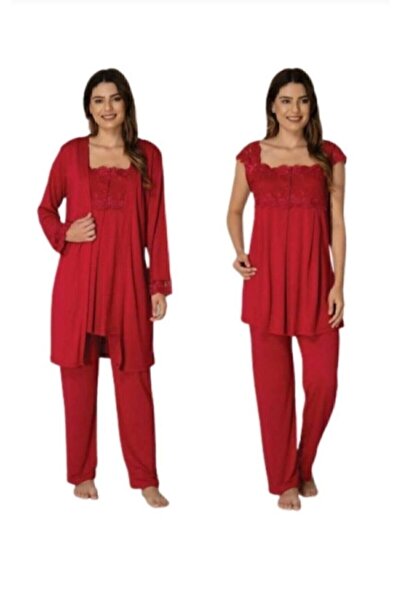 Effortt طقم حمل نسائي باللون العنابي