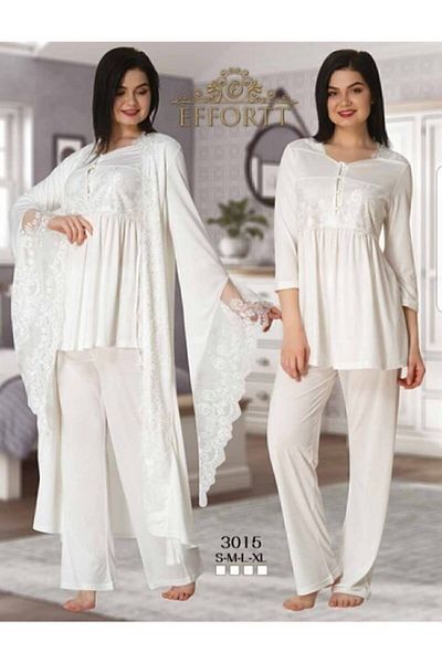 Effort Pijama طقم بيجامة للحوامل من Ekrı للحوامل Effortt 3015