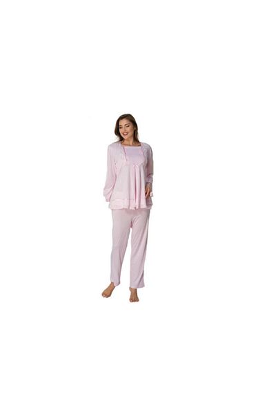Effort Pijama Γυναικείο σετ πιτζάμες εγκυμοσύνης ροζ