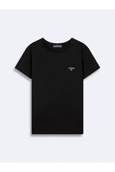 Ltb Tricou negru subțire
