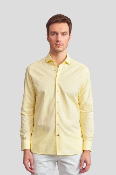 Paşahan Linen Patterned Men's Shirt