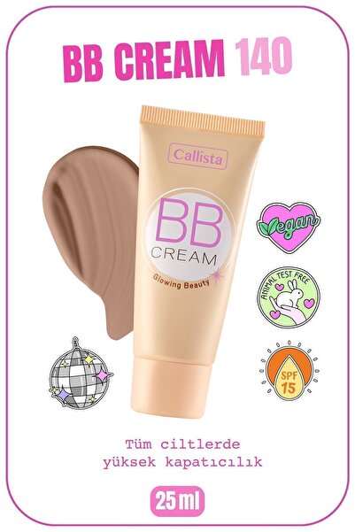 Callista Bb Cream Spf 15 Yoğun Kapatıcı Bb Krem - 140 Orta Bej
