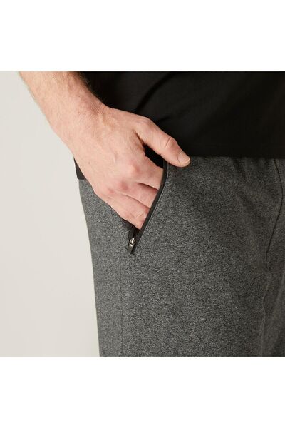 Decathlon Domyos 500 Model Dark Gray Men's Sports Shorts - Regular Fit, Lightweight Training