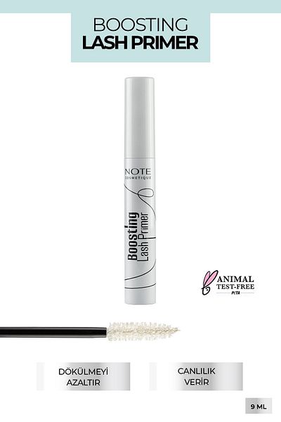 NOTE Colorless Boosting Lash Primer - Care Mascara Base