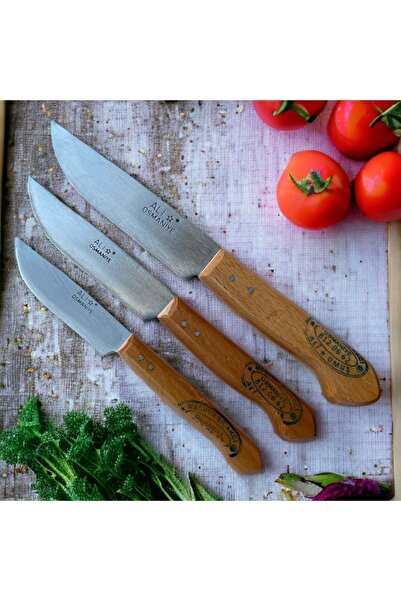 Ali Umuş Üreticisinden Mutfak Bıçağı 3'lü Set - Yüksek Kalite
